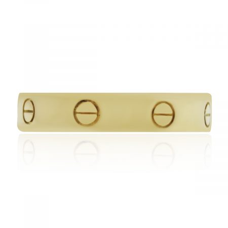 Yellow gold cartier ring
