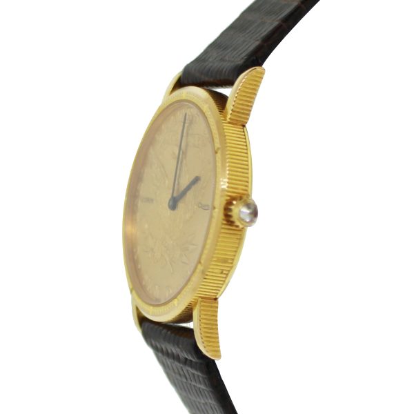 18k Yellow gold $10 Corum watch