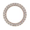 rose gold diamond eternity band