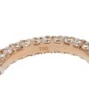 rose gold diamond eternity band