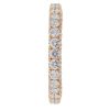 rose gold diamond eternity band