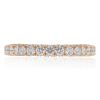 rose gold diamond eternity band