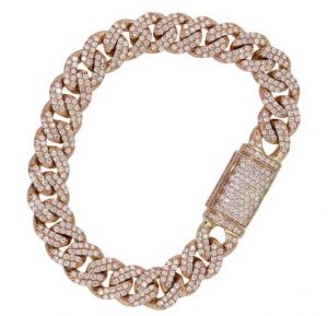 bust down cuban link bracelet