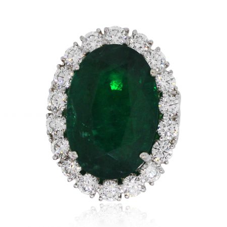 Emerald diamond Ring