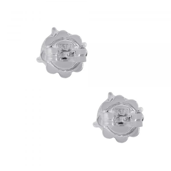 Diamond cluster earrings