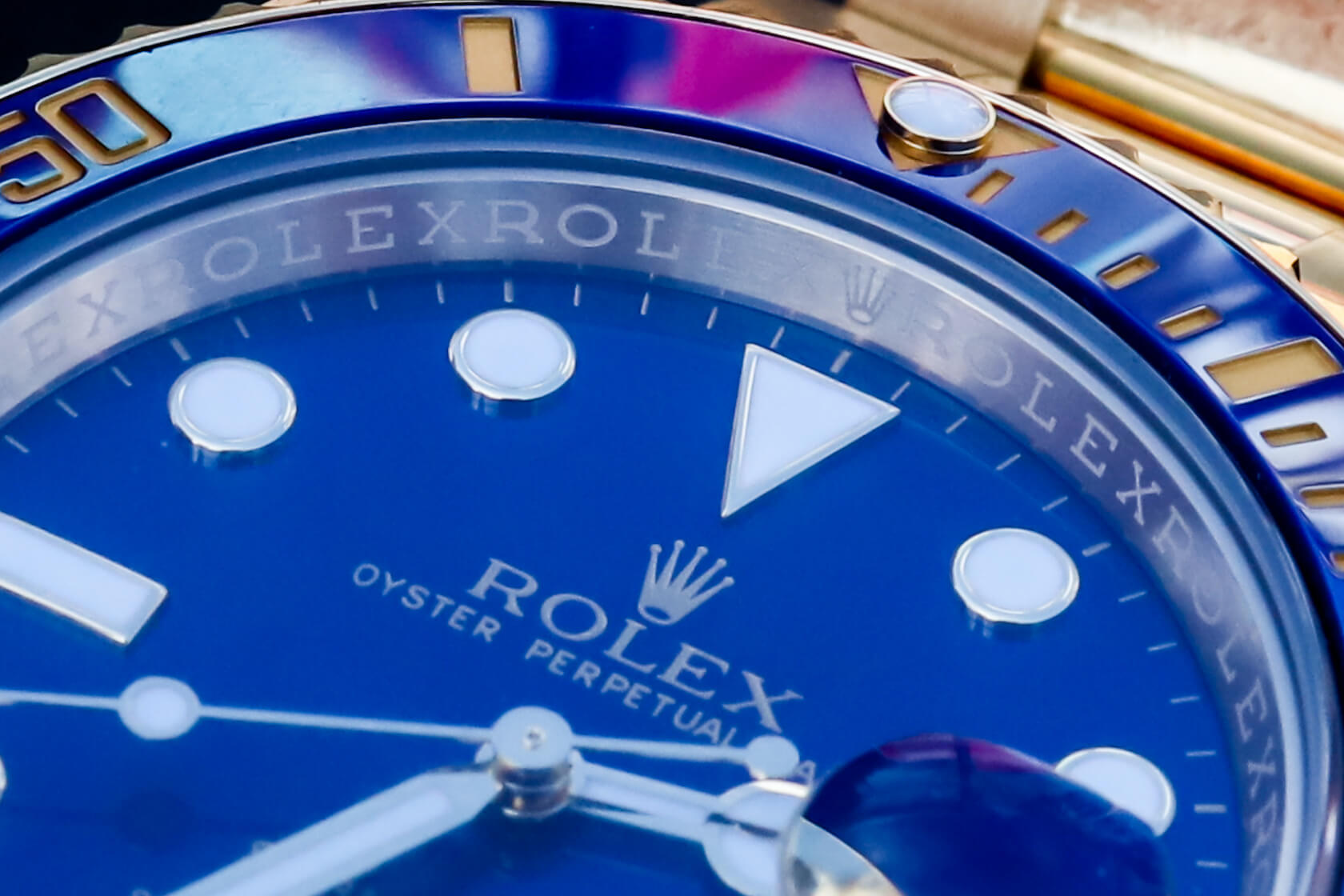 rolex submariner blue sunburst