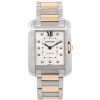 Cartier Tank Anglaise Two Tone Diamond Dial Ladies Watch