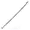 White gold woven bracelet