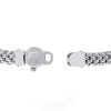 White gold woven bracelet