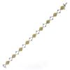 Two tone flower bracelet