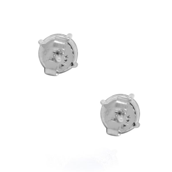 Diamond stud earrings