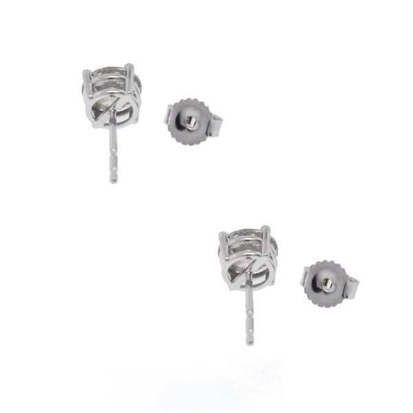 Diamond stud earrings