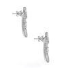 white gold diamond earrings
