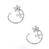 white gold diamond earrings