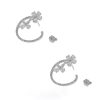 white gold diamond earrings