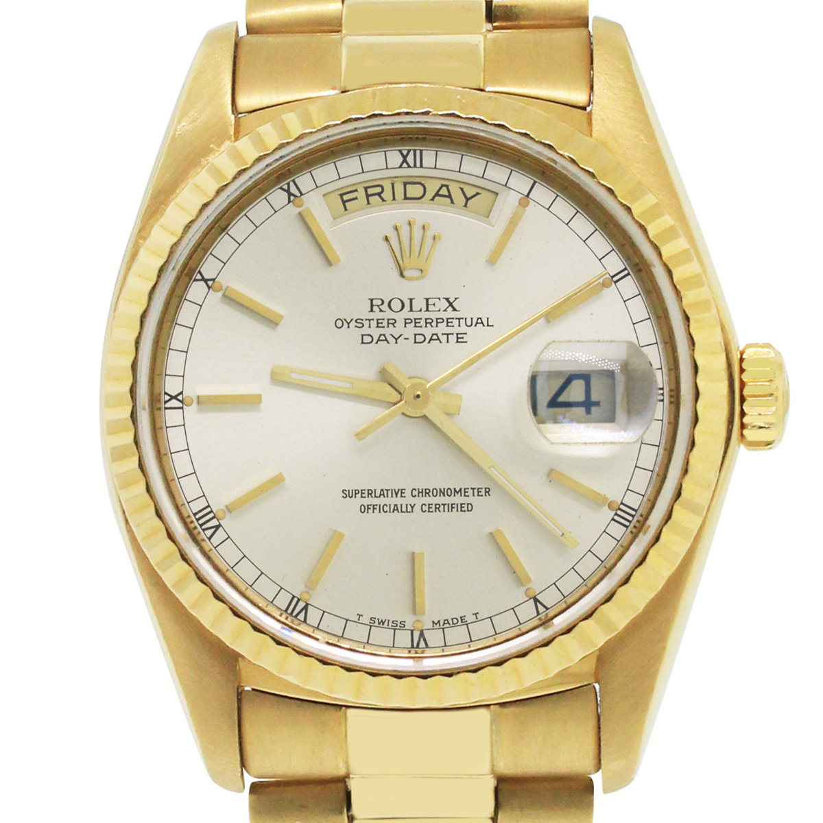 Rolex 18038 Day-Date 18k Yellow Gold 