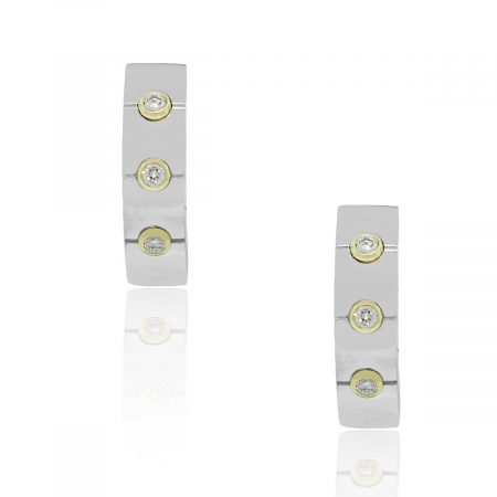 movado diamond earrings