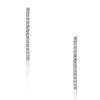 white gold diamond hoop earrings