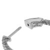 white gold diamond hoop earrings
