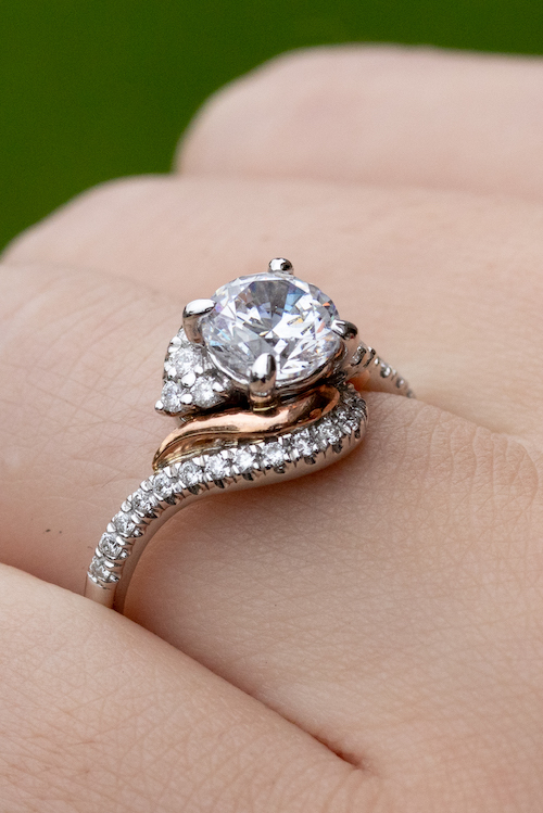 unique engagement rings under $1,000