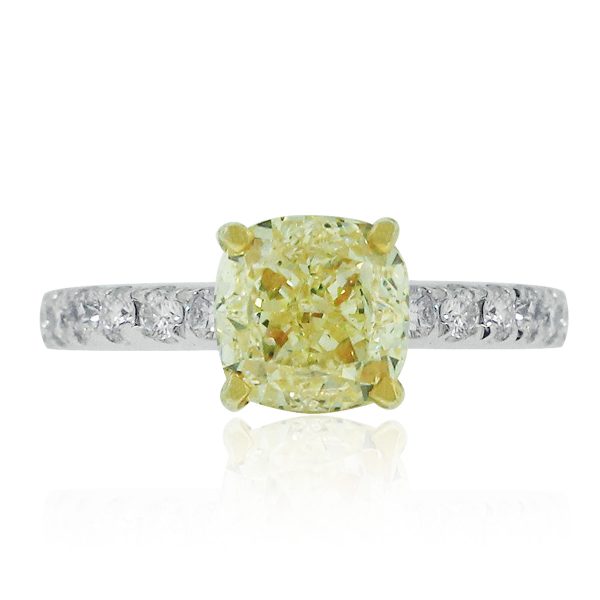 fancy yellow diamond engagment ring