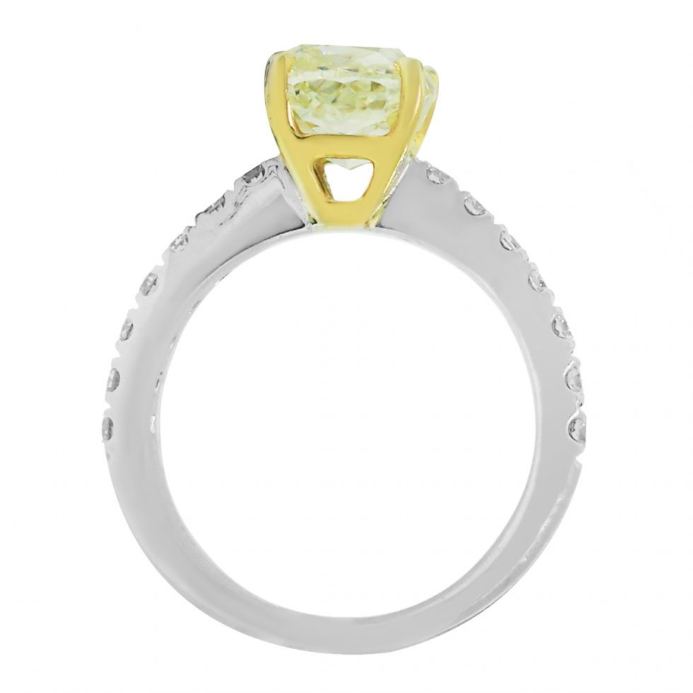 fancy yellow diamond engagment ring