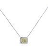 Two Tone Diamond Necklace