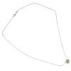 18k Two Tone 0.50ctw Fancy Yellow GIA Certified Halo Pendant Necklace