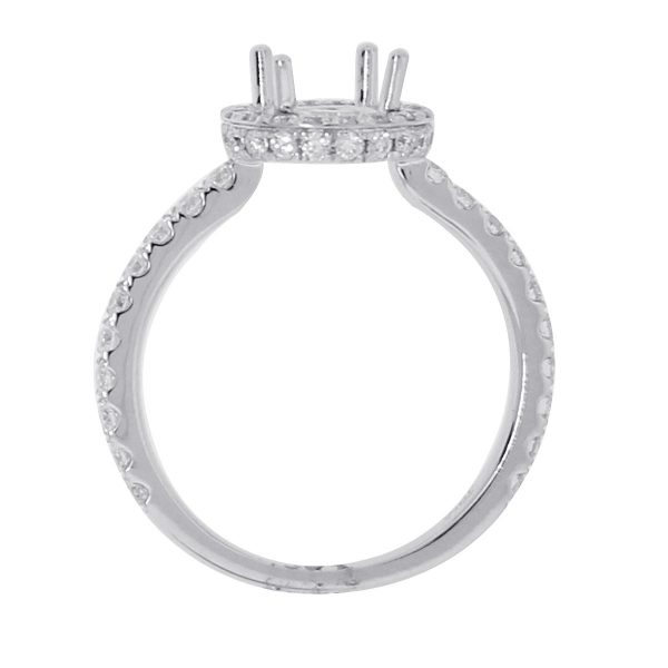 White Gold Diamond Ring Mounting