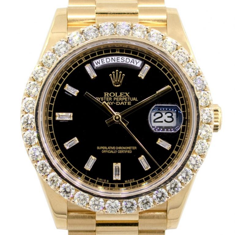 black bust down rolex