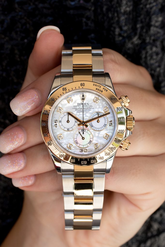 used watches diamonds by Raymond lee