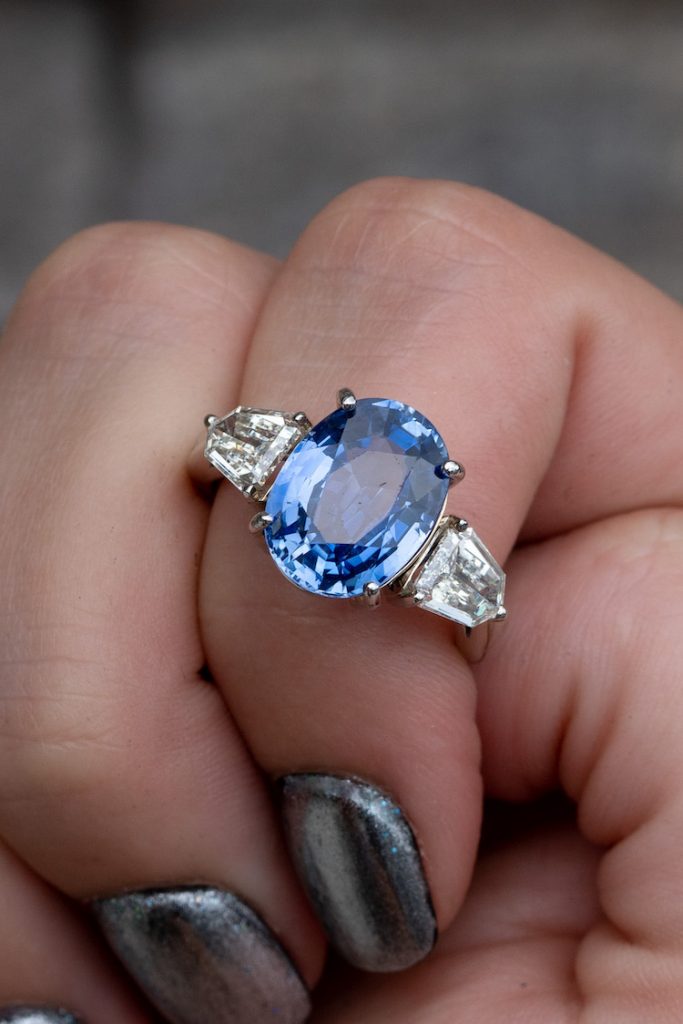 unique engagement rings with sapphires