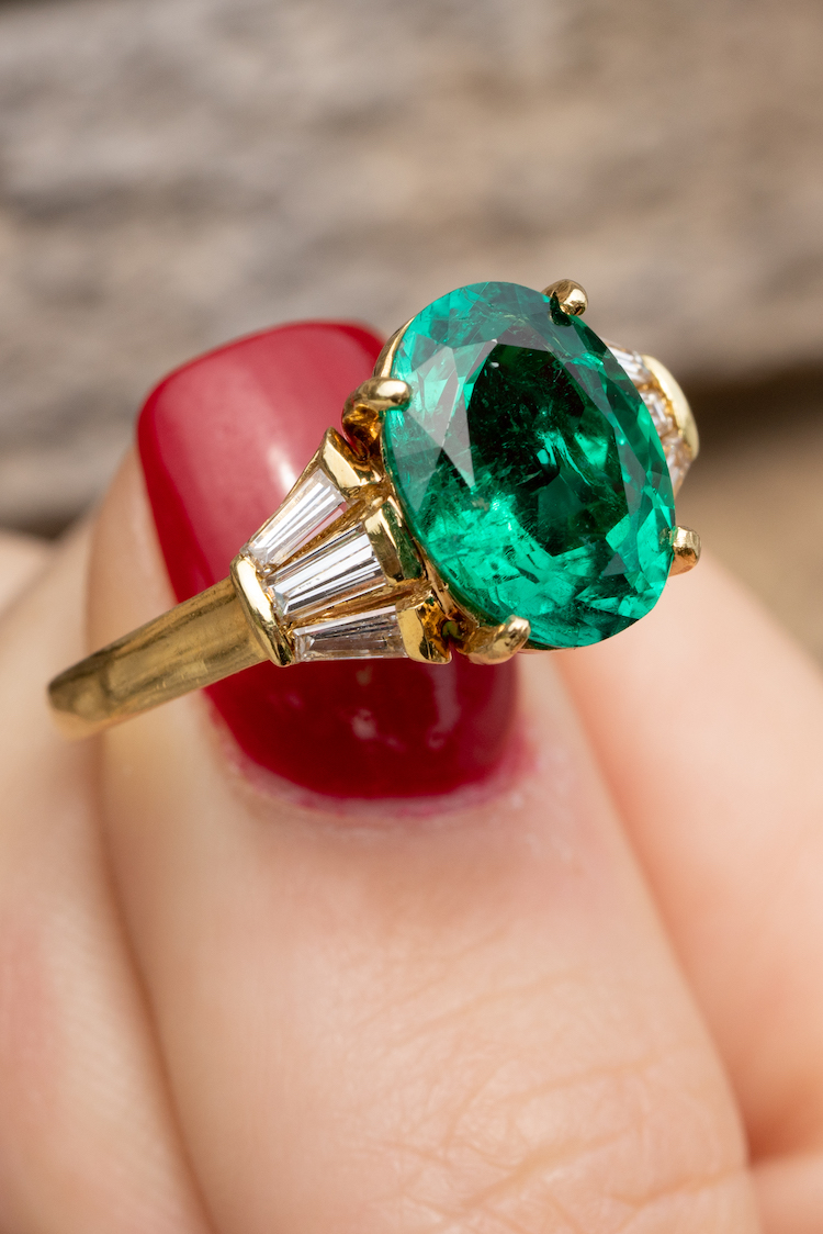 precious emerald gemstone rings