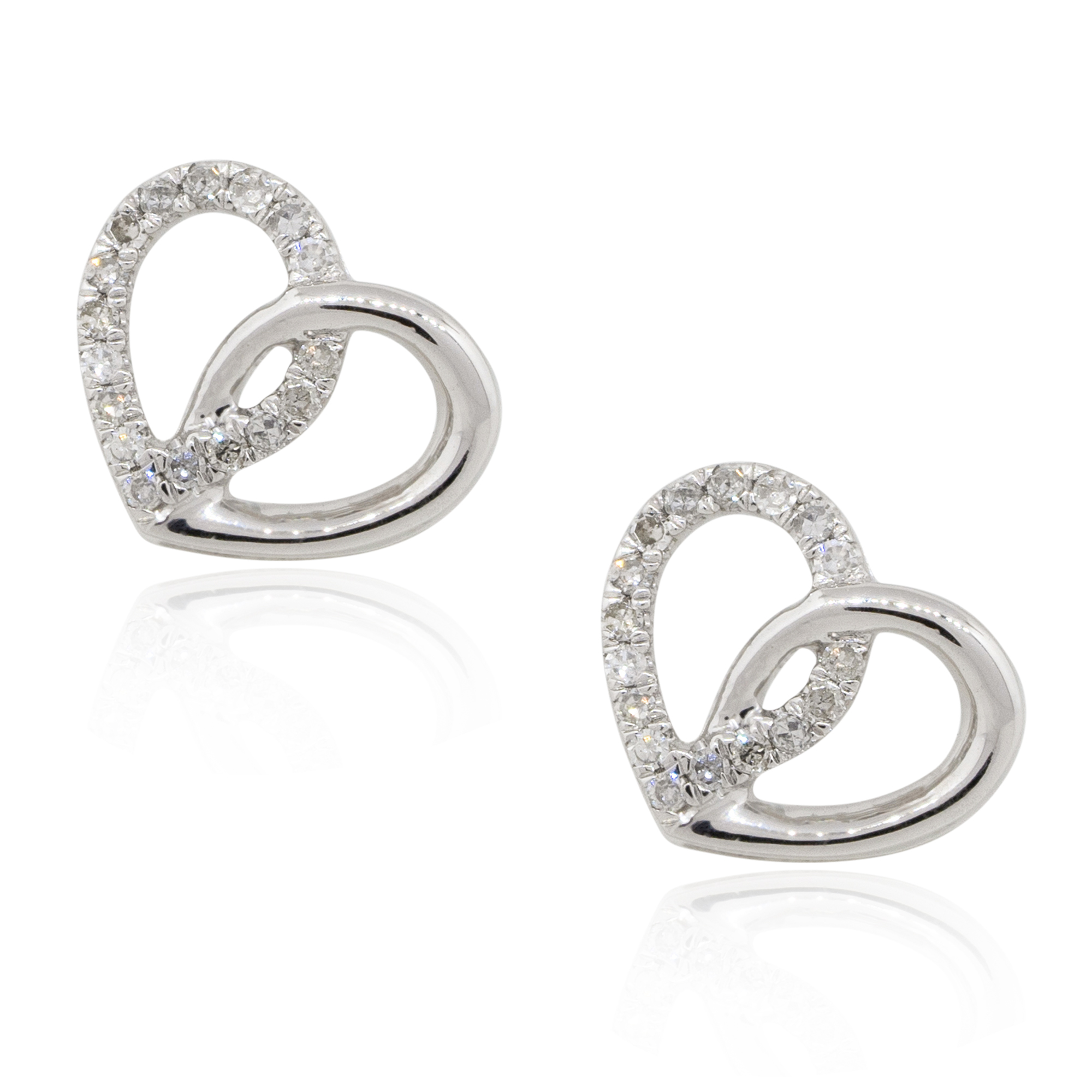 heart shape earrings for Valentine's Day