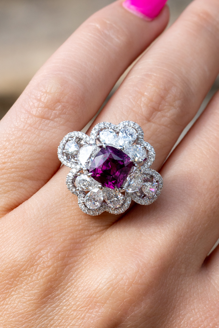 pink sapphire ring Boca Raton