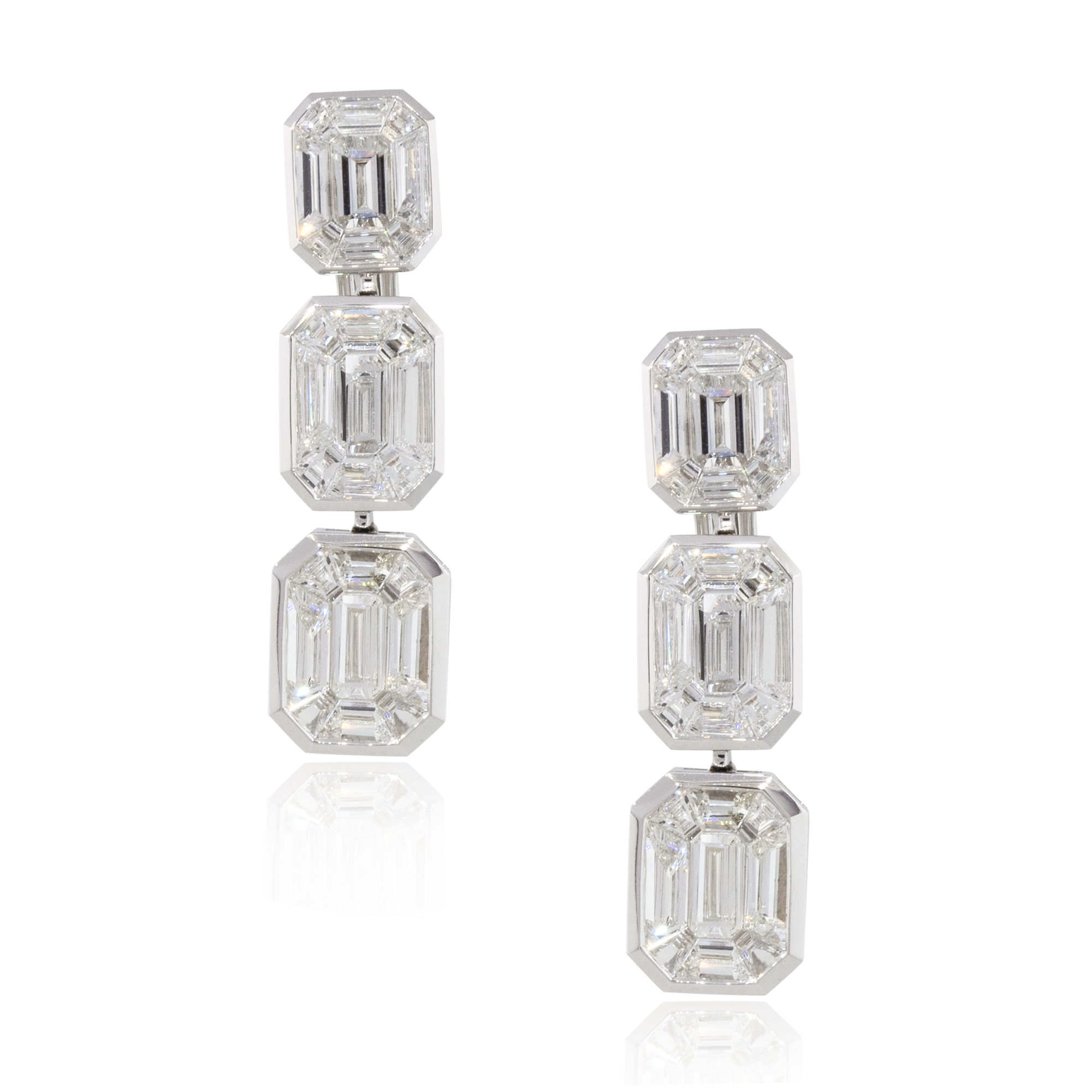 diamond dangle earrings Boca Raton