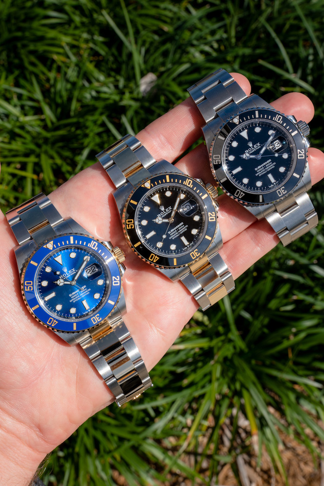 Skubbe bur tidligere Hands-on Review of the 3 Most Popular New 2020 Rolex Submariners