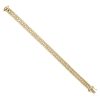 14k Yellow Gold Natural 3.70 Carat Diamond Antique Mesh Bracelet