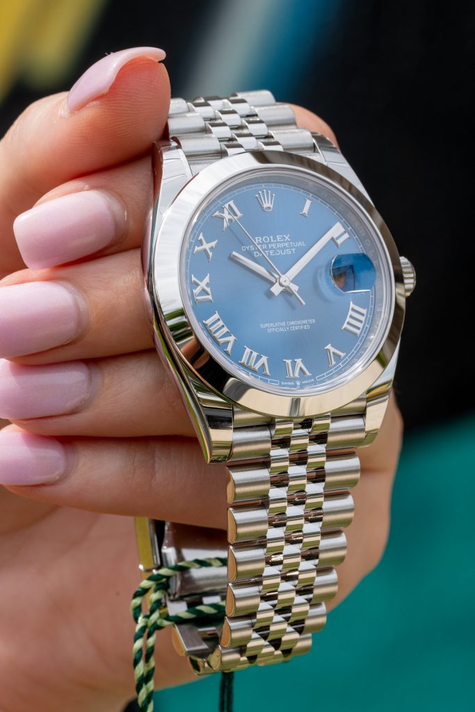 The design of the Rolex Datejust