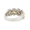 18k White Gold 2.42ctw Five Oval Fancy Yellow Diamond Halo Ring