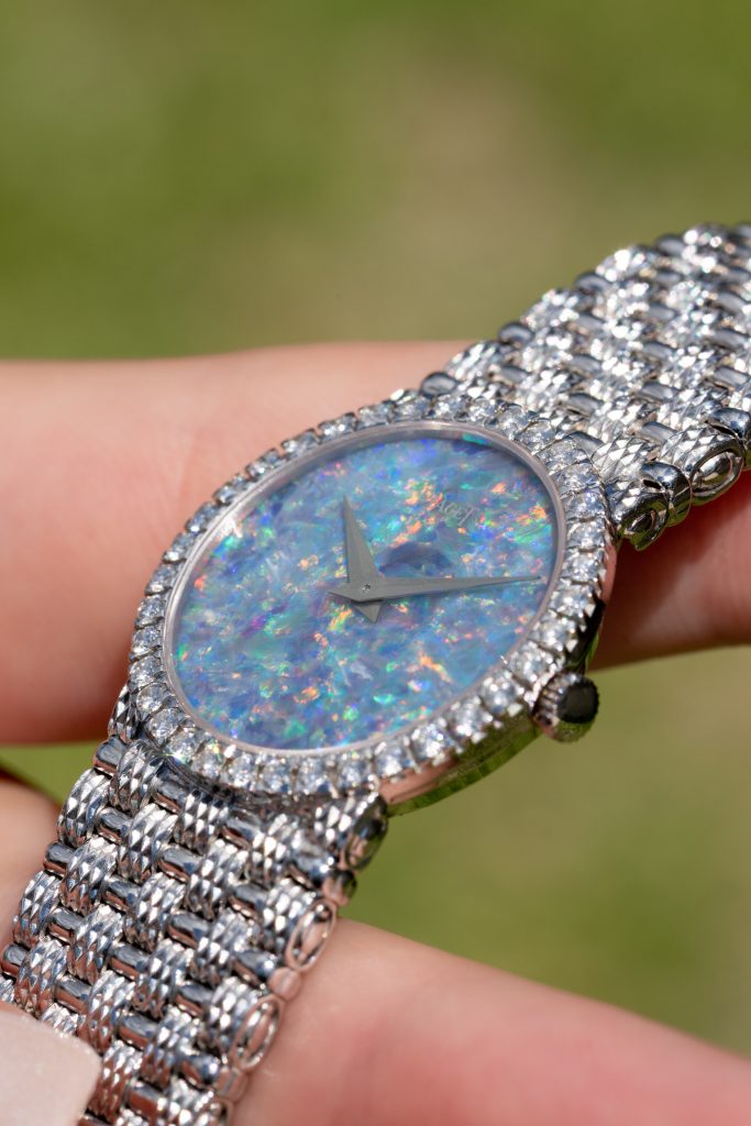 Lucoral Opal Mosaic Dial Bracelet Ladies Watch Freshwater Pearl Band Fresh  Bat | WatchCharts