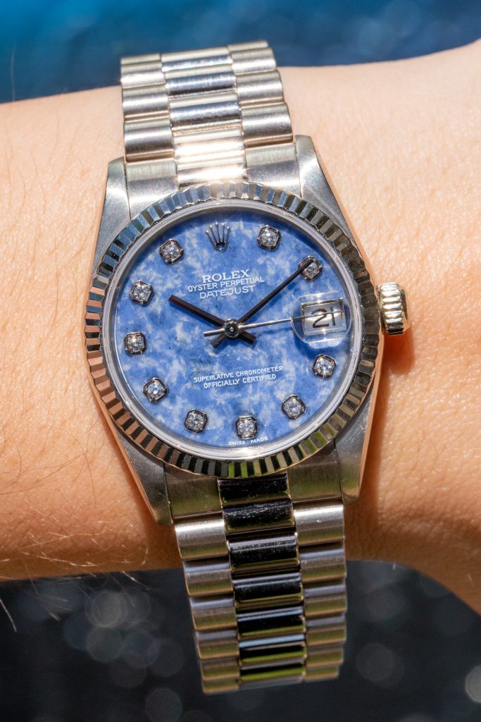 Oyster Bracelet and the Oyster clasp of Rolex Datejust watches