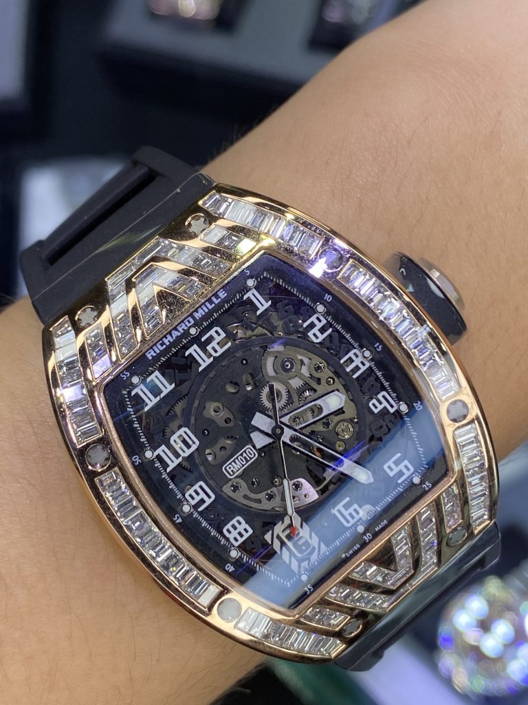 the cases of Richard Mille watches