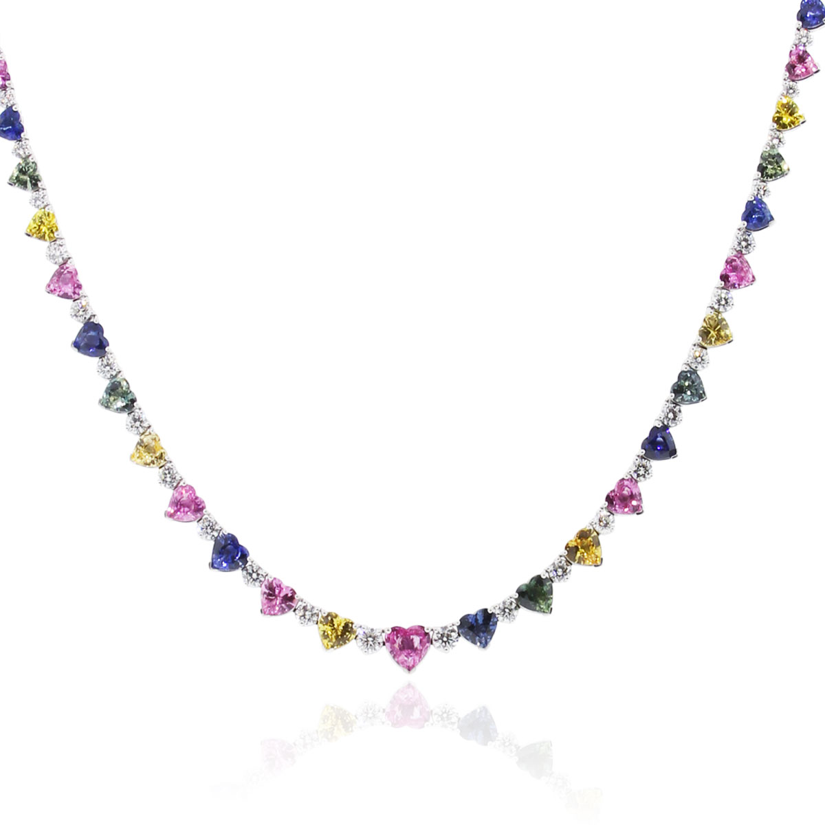 colorful gemstone jewelry necklace