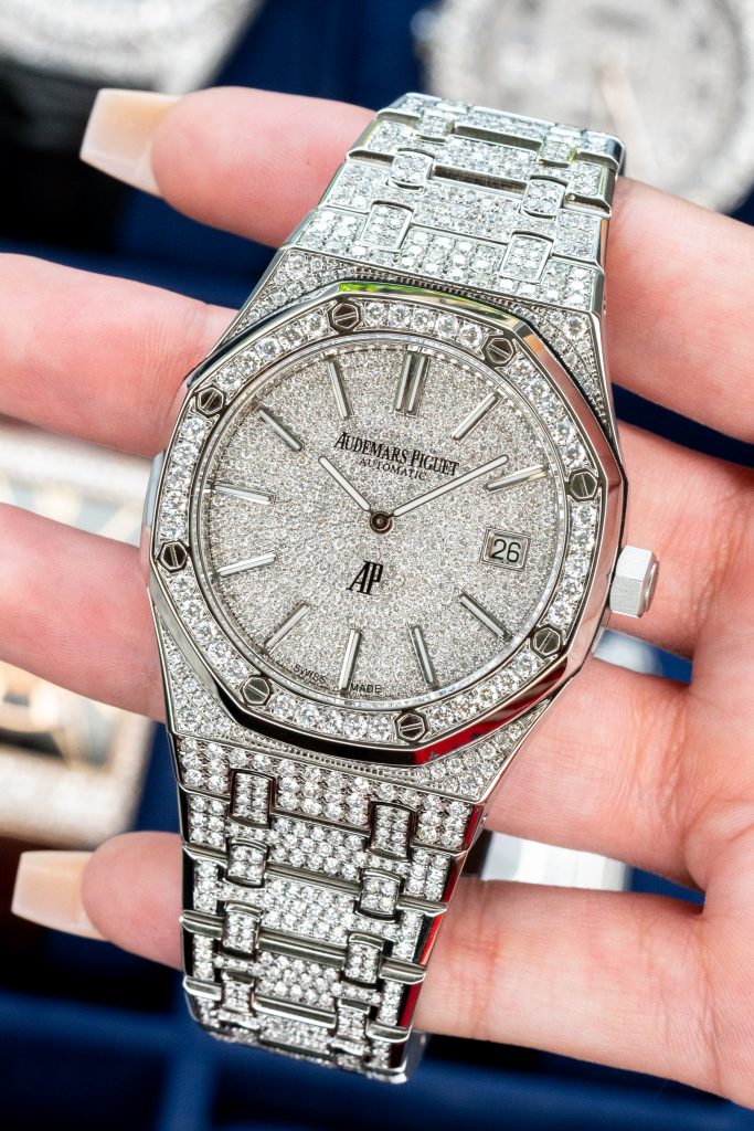 audemars chandelier white gold