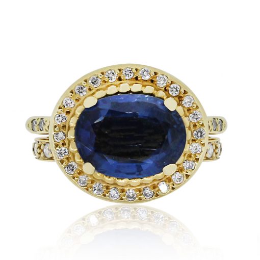 sapphire rings diamond
