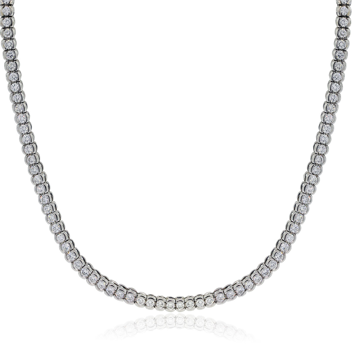 tennis necklace platinum