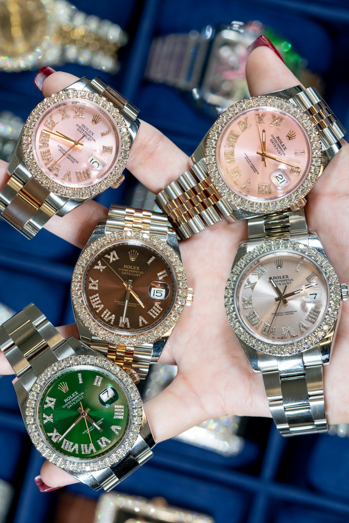 Luxury Rolex Datejust Watch.