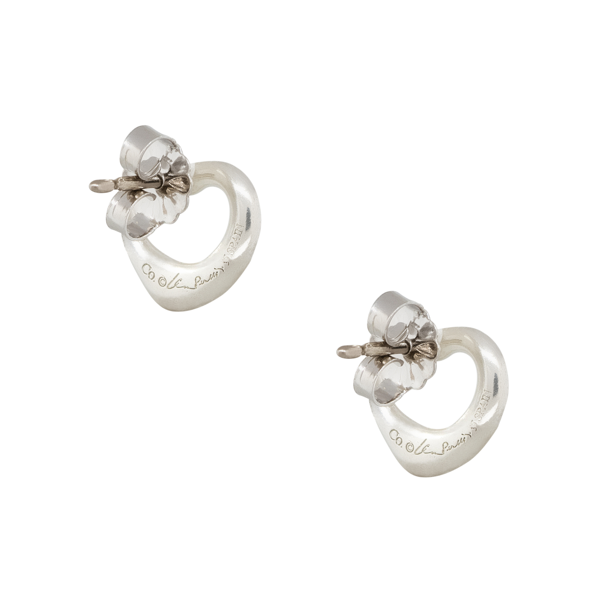 Sterling Silver Star Studded Heart Earrings – VOYLLA