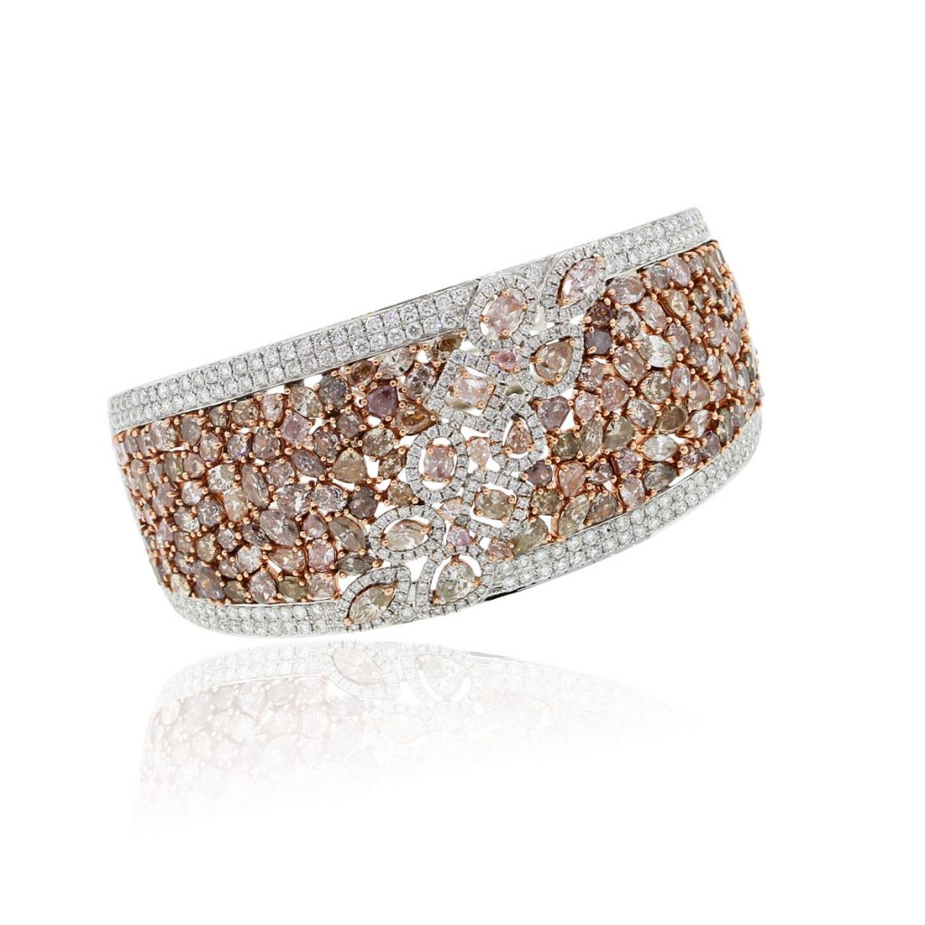 bangle bracelets multi diamond